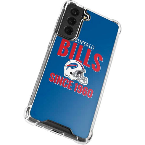 NFL Buffalo Bills Helmet Galaxy S22 Plus Clear Case