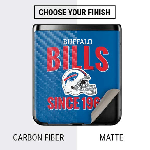 NFL Buffalo Bills Helmet Galaxy Z Flip Skin