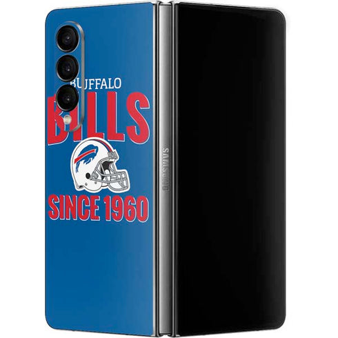 NFL Buffalo Bills Helmet Galaxy Z Fold4 5G Skin