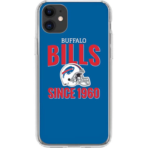NFL Buffalo Bills Helmet iPhone 11 Clear Case