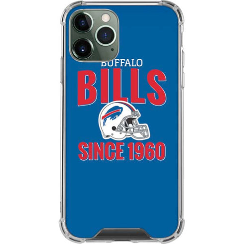 NFL Buffalo Bills Helmet iPhone 11 Pro Max Clear Case