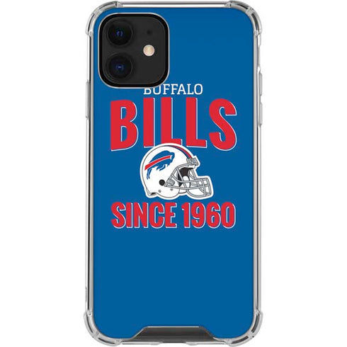 NFL Buffalo Bills Helmet iPhone 12 Mini Clear Case