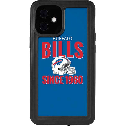 NFL Buffalo Bills Helmet iPhone 12 Mini Waterproof Case