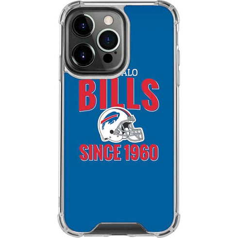 NFL Buffalo Bills Helmet iPhone 13 Pro Clear Case