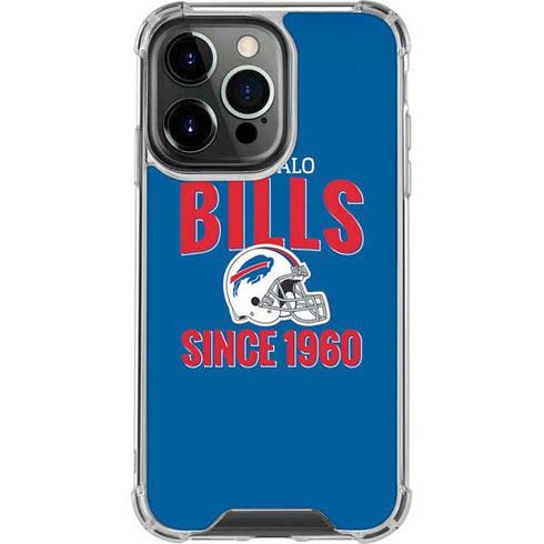 NFL Buffalo Bills Helmet iPhone 15 Pro Clear Case