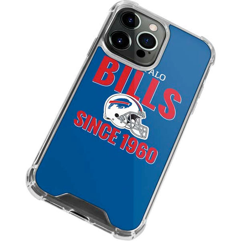 NFL Buffalo Bills Helmet iPhone 14 Pro Clear Case