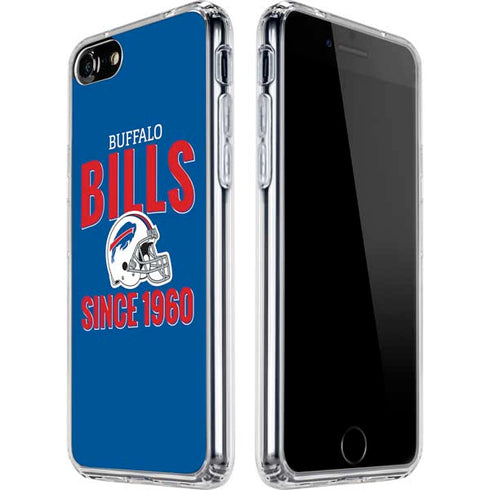 NFL Buffalo Bills Helmet iPhone SE (2nd & 3rd Gen) Clear Case
