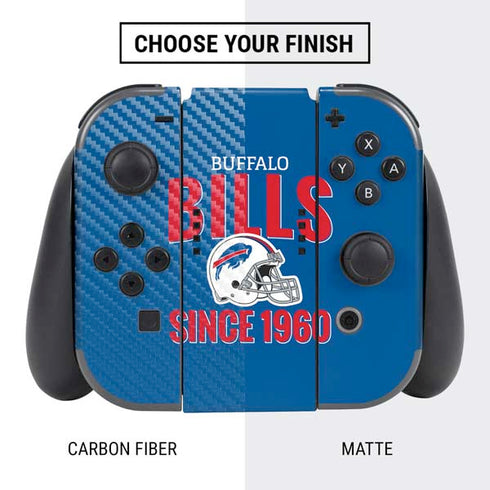 NFL Buffalo Bills Helmet Nintendo Switch Bundle Skin
