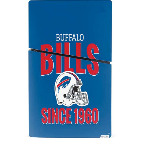 NFL Buffalo Bills Helmet PS5 Slim Digital Edition Console Skin