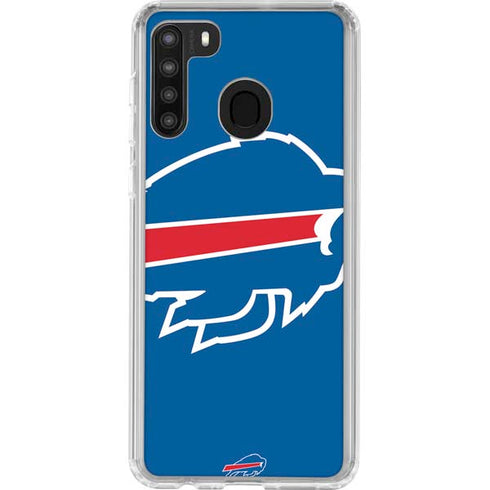 NFL Buffalo Bills Large Logo Galaxy A21 Clear Case