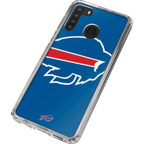 NFL Buffalo Bills Large Logo Galaxy A21 Clear Case