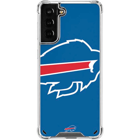 NFL Buffalo Bills Large Logo Galaxy S21 Plus 5G Clear Case