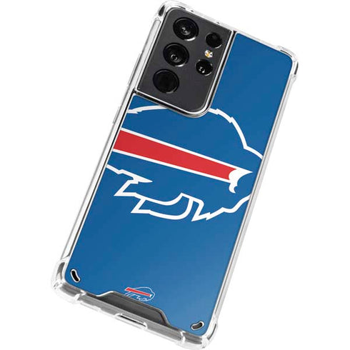 NFL Buffalo Bills Large Logo Galaxy S21 Ultra 5G Clear Case