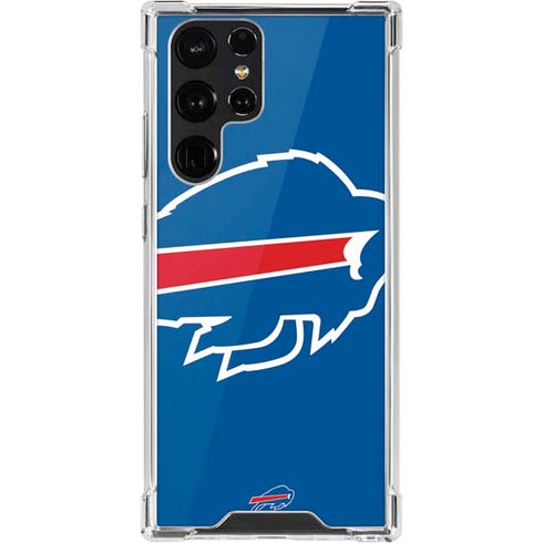 NFL Buffalo Bills Large Logo Galaxy S22 Ultra Clear Case