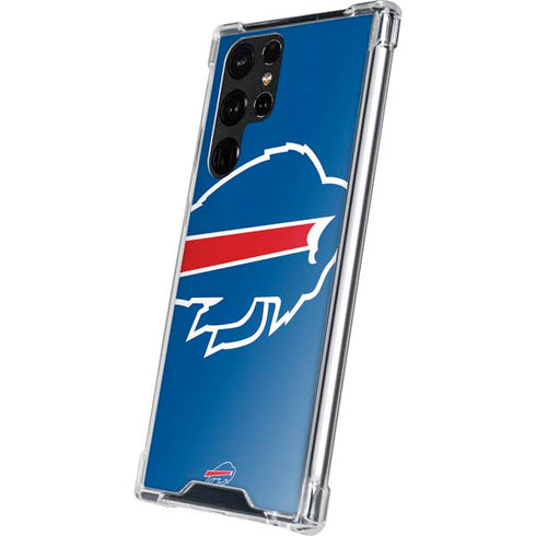 NFL Buffalo Bills Large Logo Galaxy S22 Ultra Clear Case