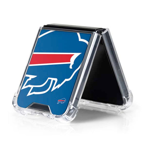 NFL Buffalo Bills Large Logo Galaxy Z Flip5 5G Clear Case