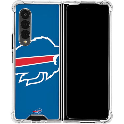 NFL Buffalo Bills Large Logo Galaxy Z Fold4 5G Clear Case
