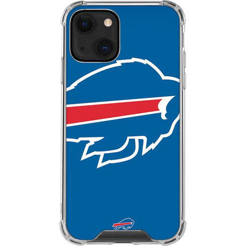 NFL Buffalo Bills Large Logo iPhone 13 Mini Clear Case