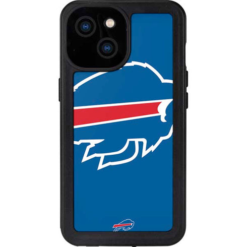 NFL Buffalo Bills Large Logo iPhone 13 Mini Waterproof Case