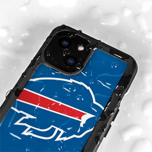 NFL Buffalo Bills Large Logo iPhone 13 Mini Waterproof Case