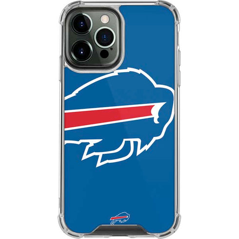 NFL Buffalo Bills Large Logo iPhone 15 Pro Max Clear Case