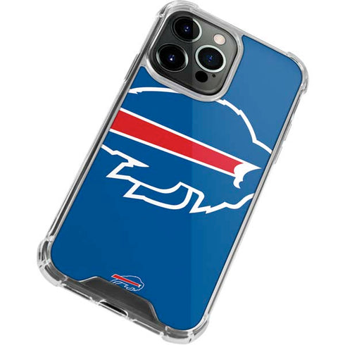 NFL Buffalo Bills Large Logo iPhone 15 Pro Max Clear Case