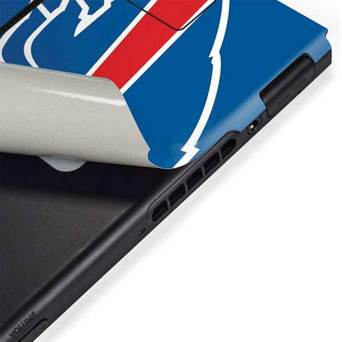 NFL Buffalo Bills Large Logo Nintendo Switch Bundle Skin