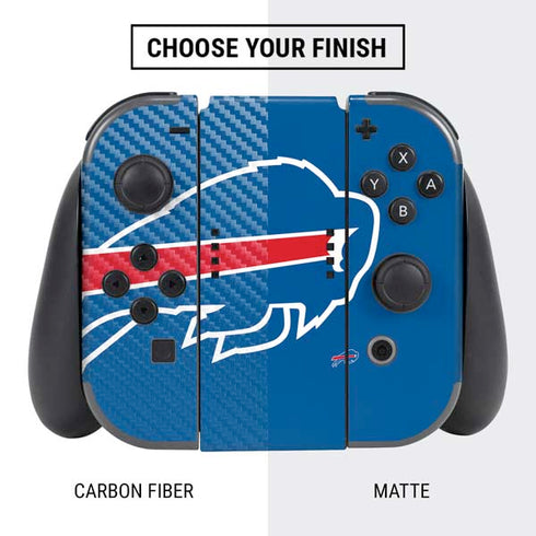 NFL Buffalo Bills Large Logo Nintendo Switch Bundle Skin