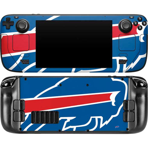 NFL Buffalo Bills Large Logo Steam Deck Handheld Gaming Computer Skin
