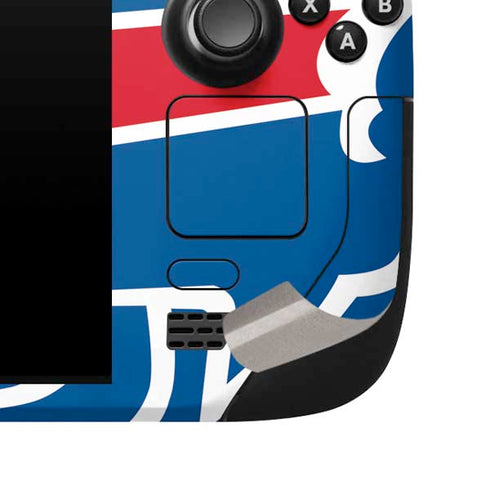 NFL Buffalo Bills Large Logo Steam Deck Handheld Gaming Computer Skin