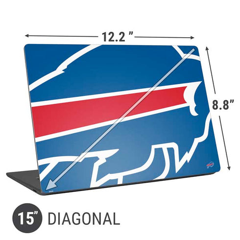 NFL Buffalo Bills Large Logo Universal Laptop 15in (12.2 x 8.8in) Skin