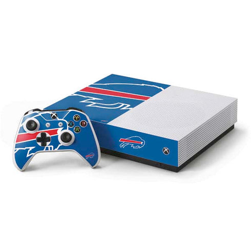 NFL Buffalo Bills Large Logo Xbox One S All-Digital Edition Bundle Skin
