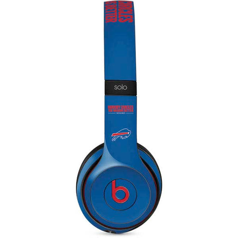 NFL Buffalo Bills Team Motto Beats Solo 2 Wireless Skin