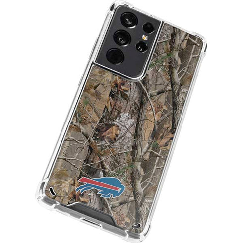 NFL Buffalo Bills Realtree AP Camo Galaxy S21 Ultra 5G Clear Case