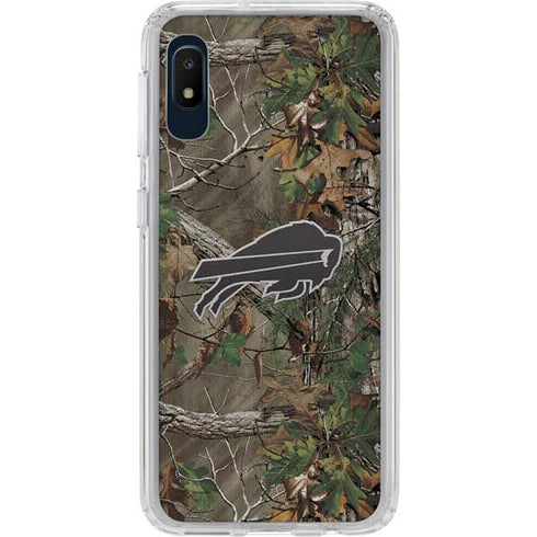 NFL Buffalo Bills Realtree Xtra Green Camo Galaxy A10e Clear Case