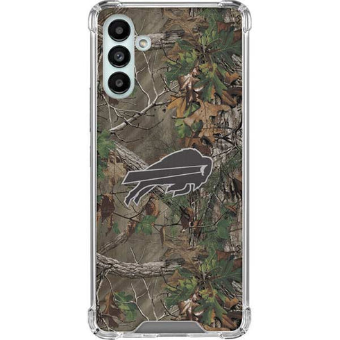 NFL Buffalo Bills Realtree Xtra Green Camo Galaxy A13 5G Clear Case
