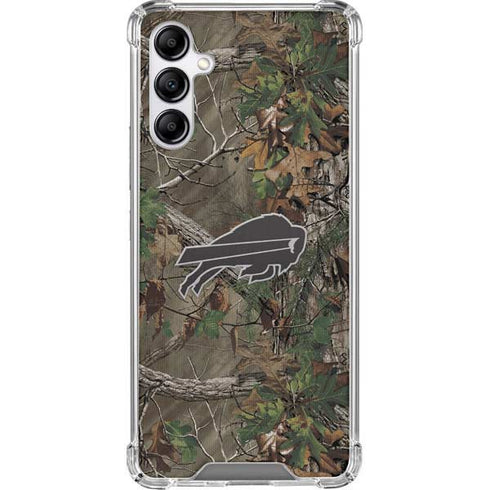NFL Buffalo Bills Realtree Xtra Green Camo Galaxy A14 5G Clear Case