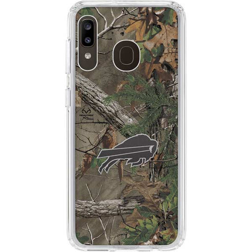 NFL Buffalo Bills Realtree Xtra Green Camo Galaxy A20 Clear Case