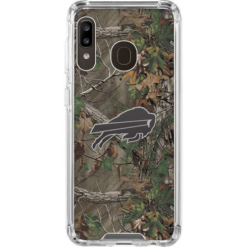 NFL Buffalo Bills Realtree Xtra Green Camo Galaxy A30 Clear Case