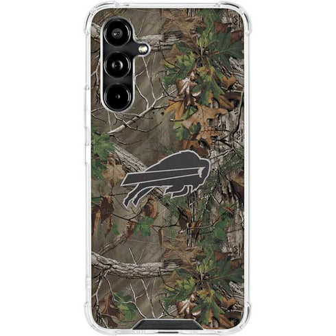 NFL Buffalo Bills Realtree Xtra Green Camo Galaxy A54 5G Clear Case