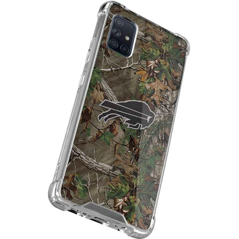 NFL Buffalo Bills Realtree Xtra Green Camo Galaxy A71 5G Clear Case