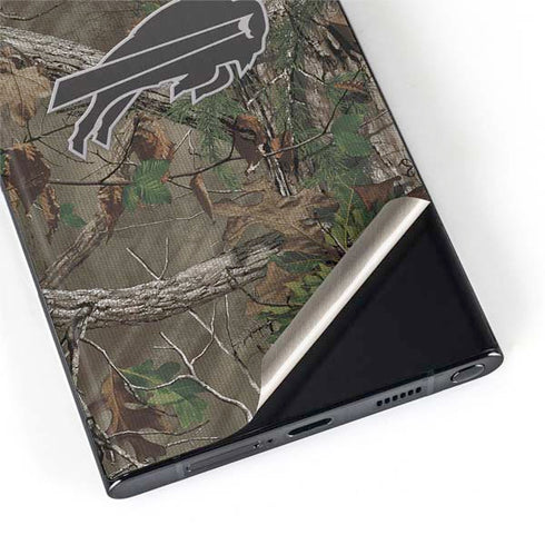 NFL Buffalo Bills Realtree Xtra Green Camo Galaxy S22 Ultra Skin