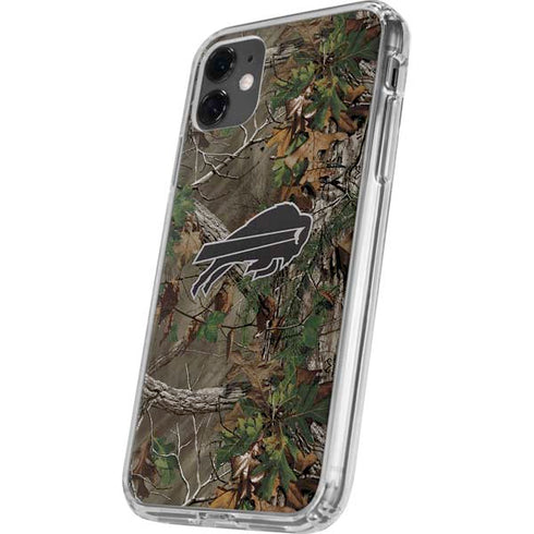 NFL Buffalo Bills Realtree Xtra Green Camo iPhone 11 Clear Case