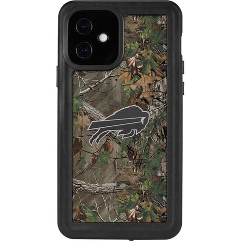 NFL Buffalo Bills Realtree Xtra Green Camo iPhone 12 Waterproof Case