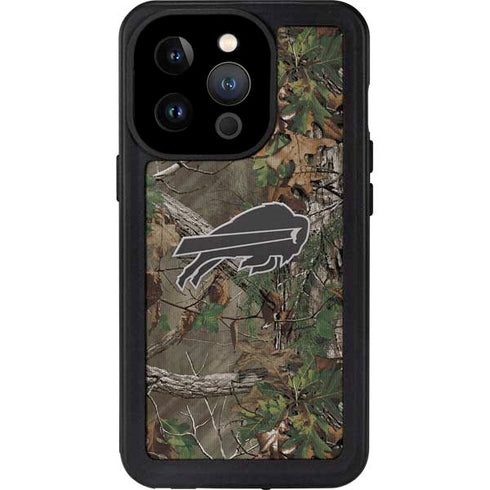 NFL Buffalo Bills Realtree Xtra Green Camo iPhone 14 Pro Waterproof Case