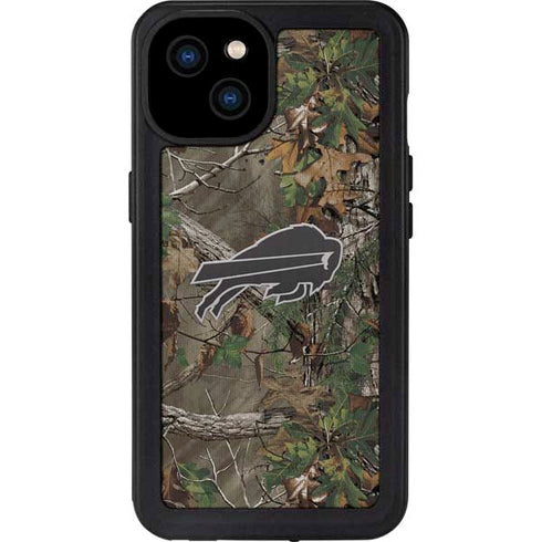 NFL Buffalo Bills Realtree Xtra Green Camo iPhone 15 Plus Waterproof Case