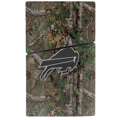 NFL Buffalo Bills Realtree Xtra Green Camo PS5 Slim Disk Console Skin