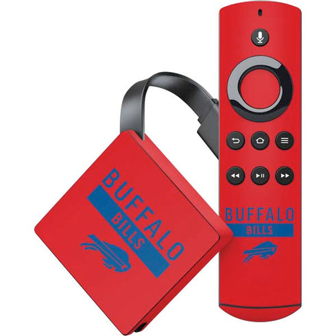 NFL Buffalo Bills Red Performance Series Amazon Fire TV Skin
