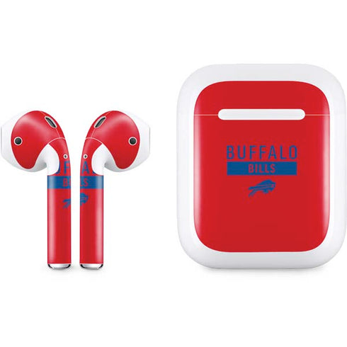 NFL Buffalo Bills Red Performance Series Apple AirPods Skin