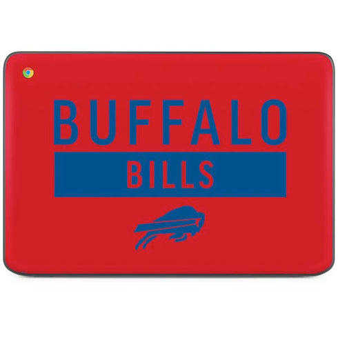 NFL Buffalo Bills Red Performance Series HP Chromebook Skin